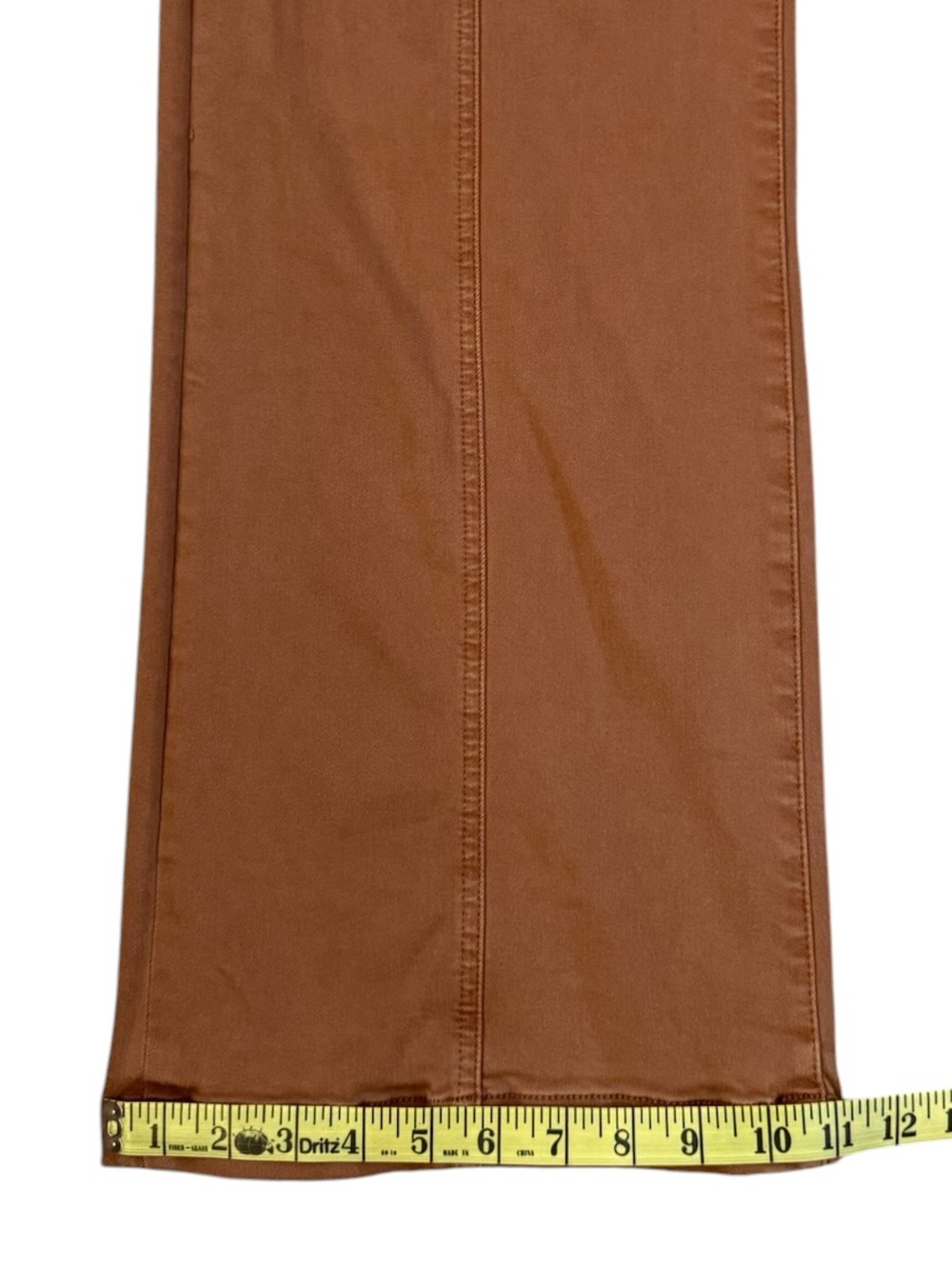 PAIGE Brooklyn High Rise Wide Leg Pants 32 (34x30.5) Vintage Mocha Bisque - Picture 12 of 16